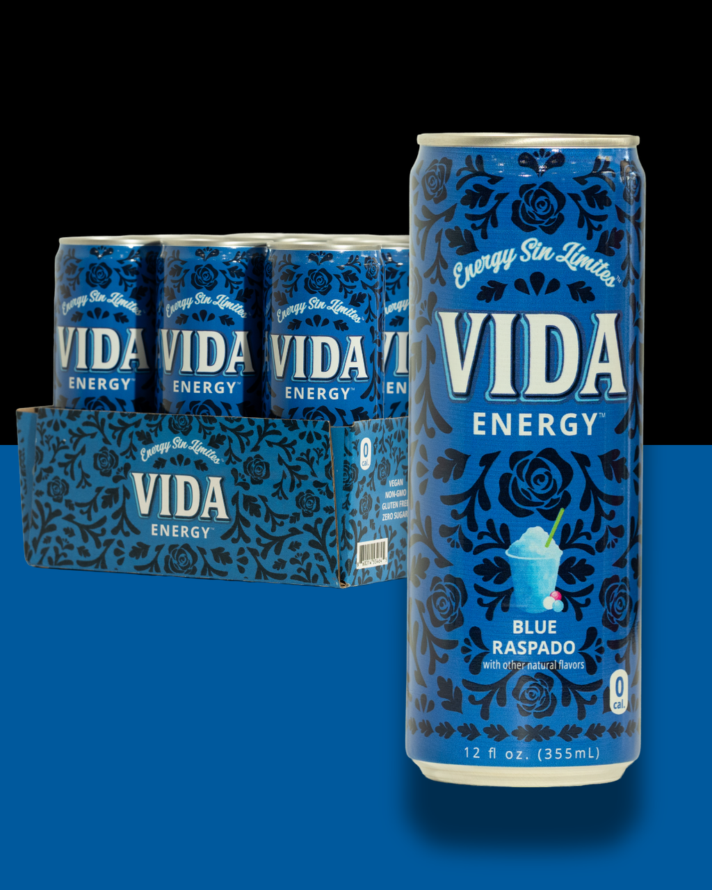 Blue Raspado Vida Energy